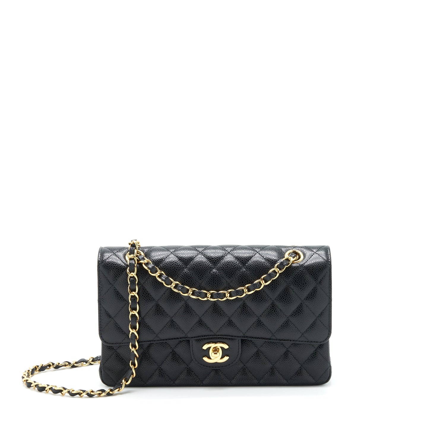 Chanel Medium Classic Flap bag Caviar Black