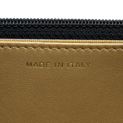 Chanel Pearl Crush Wallet On Chain Lambskin Black  (Microchip)