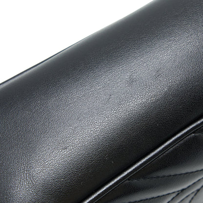 Gucci GG Marmont Camera Shoulder Bag Calfskin Black Brushed