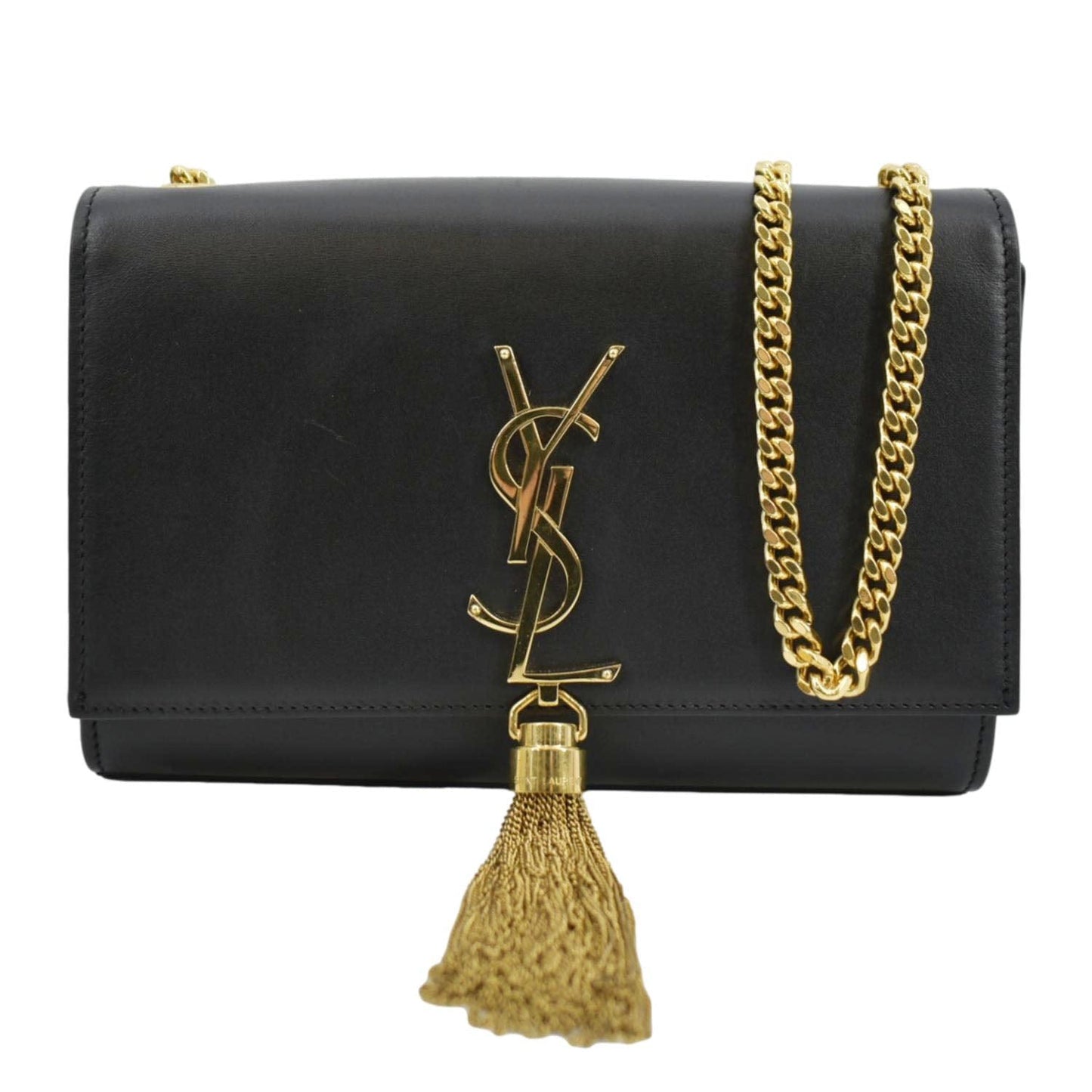 YVES SAINT LAURENT Kate Tassel Leather Crossbody Bag Black