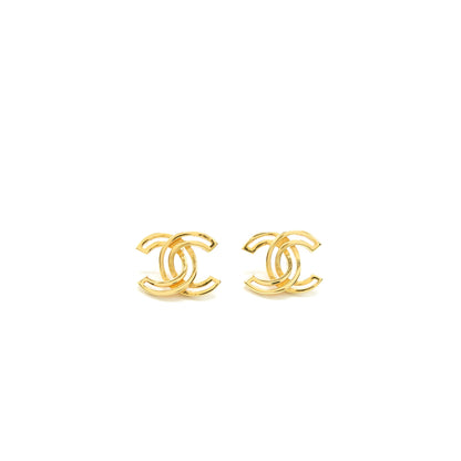 Chanel Logo Stud Earrings