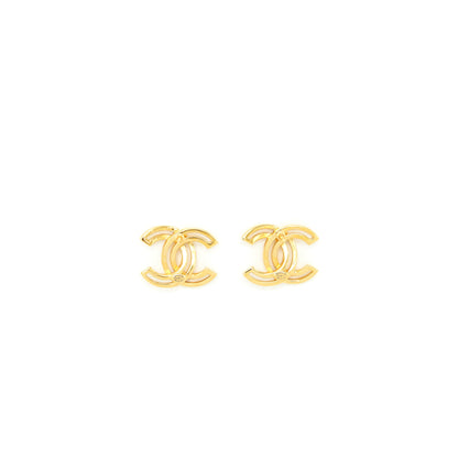 Chanel Logo Stud Earrings