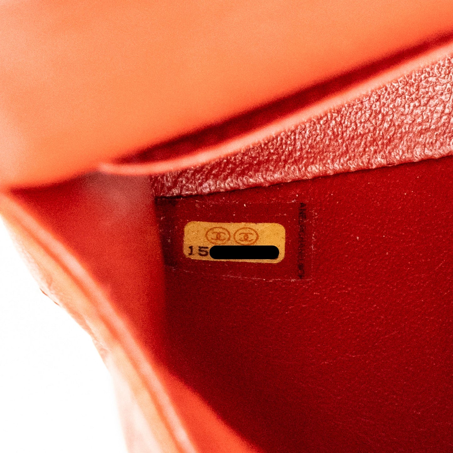 Chanel Medium Classic double flap bag lambskin red
