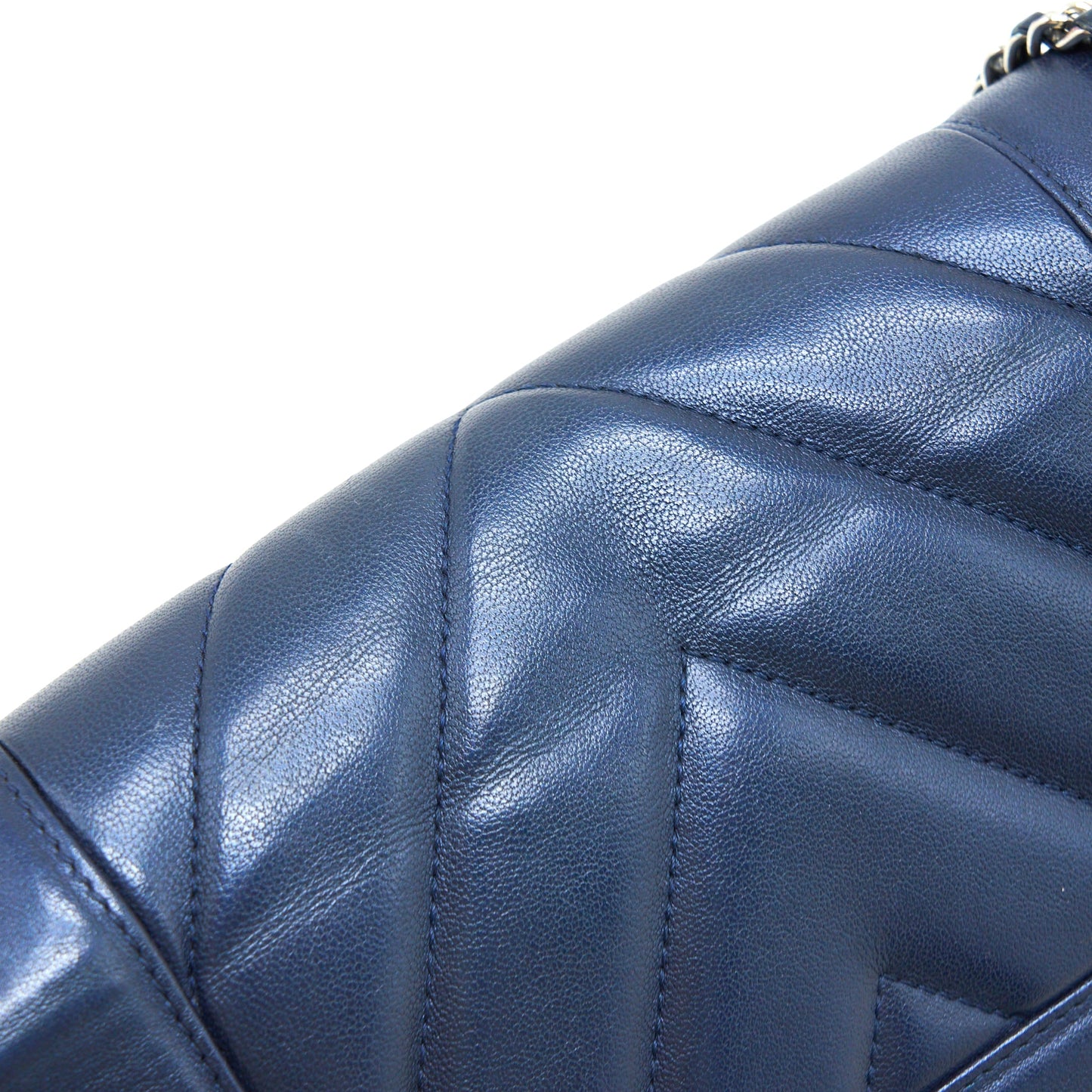 Chanel Mademoiselle Flap Bag Lambskin Navy