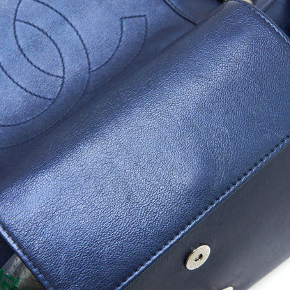 Chanel Mademoiselle Flap Bag Lambskin Navy