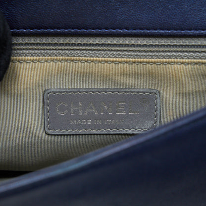 Chanel Mademoiselle Flap Bag Lambskin Navy