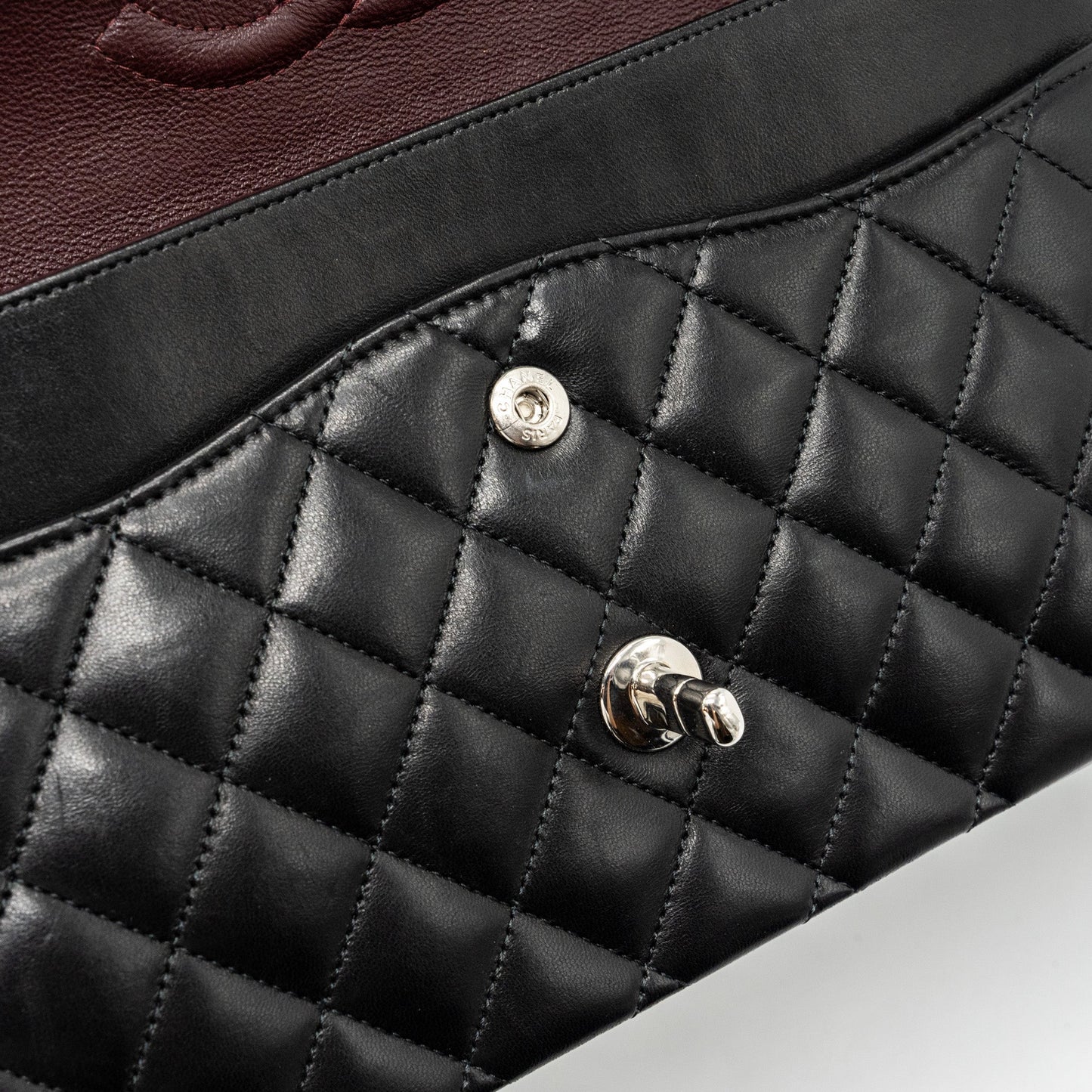 Chanel medium classic double flap bag lambskin black