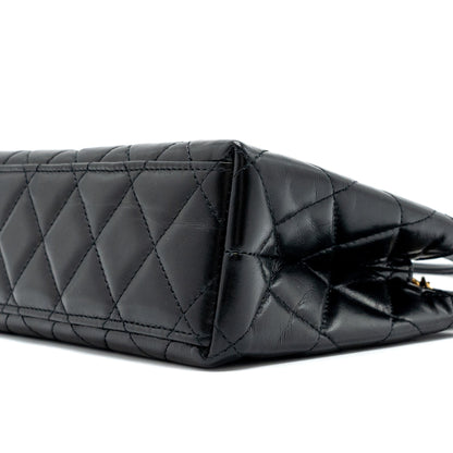 Chanel 23k Mini Shopping Tote Calfskin Black (Microchip)