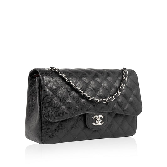 Chanel Classic Flap Bag - Jumbo - SHW