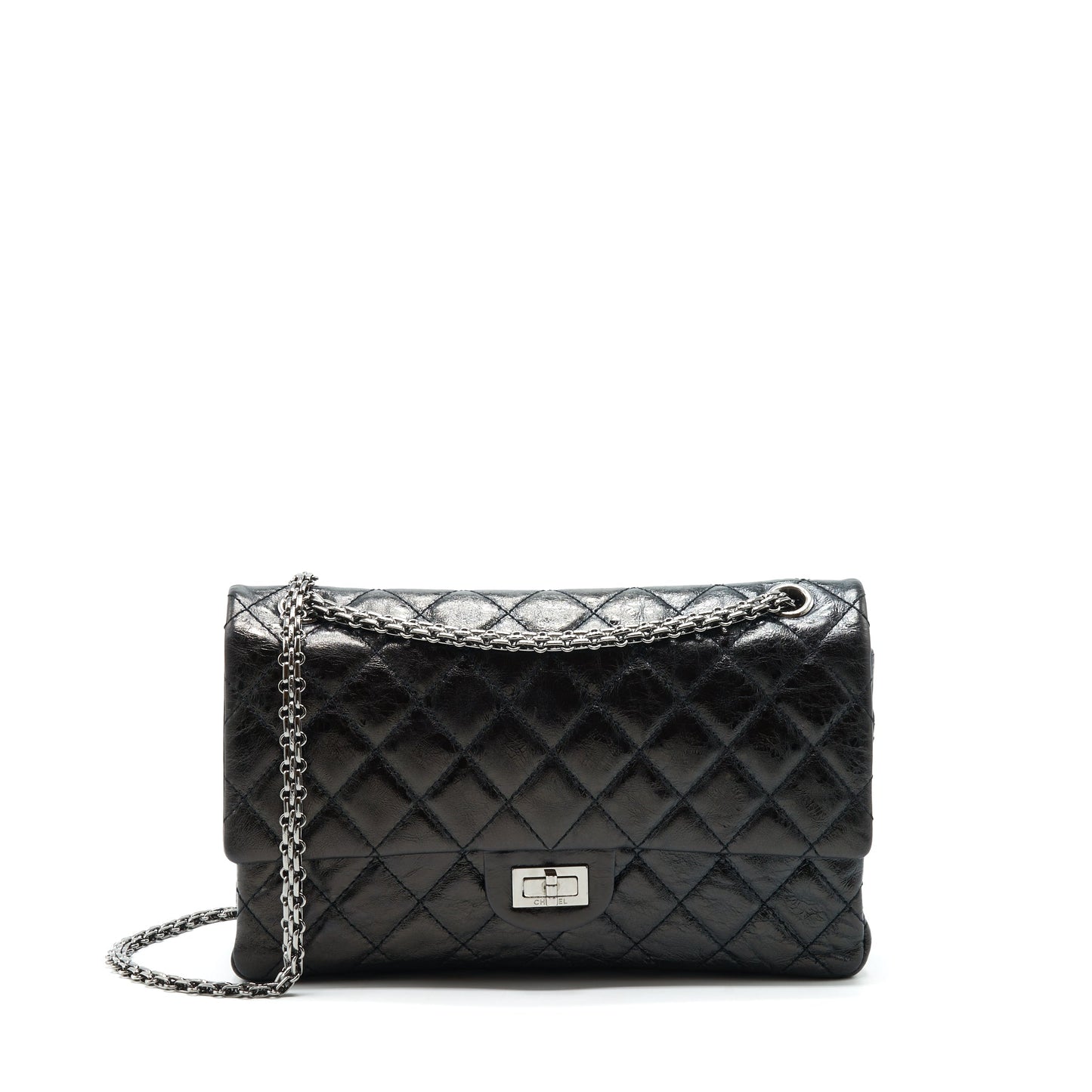 Chanel 2.55 226 reissue double Flap bag Calfskin black