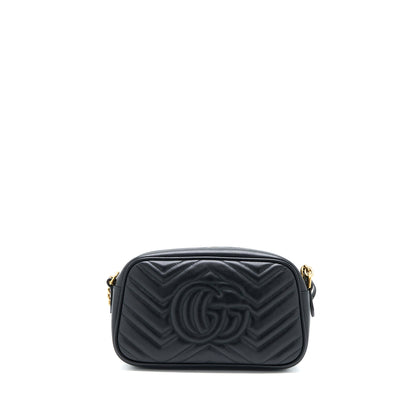 Gucci GG Marmont Camera Bag Black Brushed