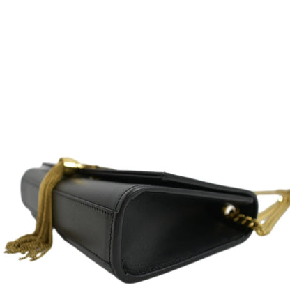 YVES SAINT LAURENT Kate Tassel Leather Crossbody Bag Black