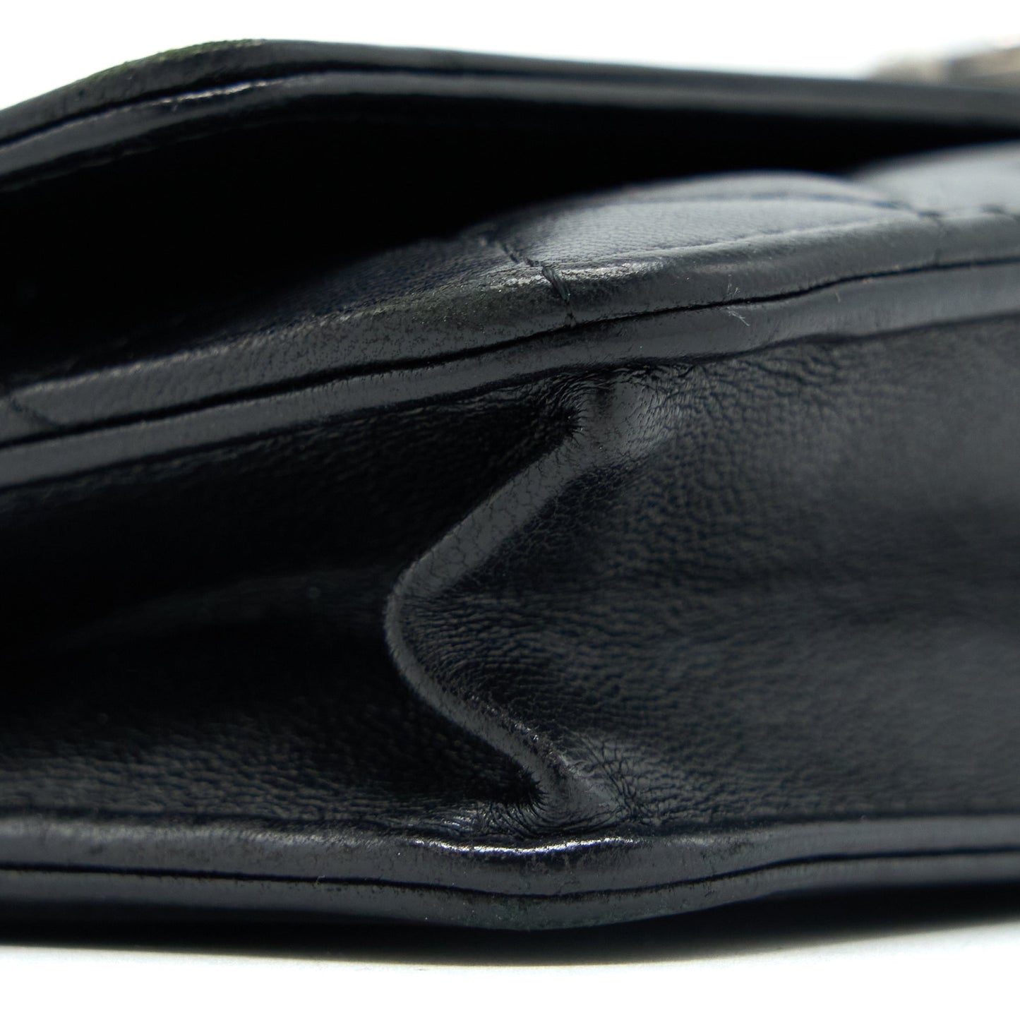 Chanel Boy Wallet On Chain Lambskin Black