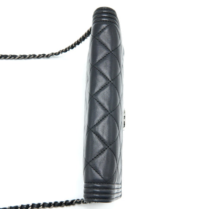 Chanel Boy Wallet On Chain Lambskin Black