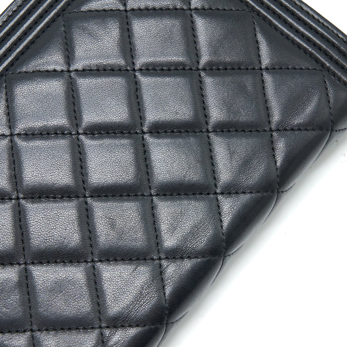 Chanel Boy Wallet On Chain Lambskin Black