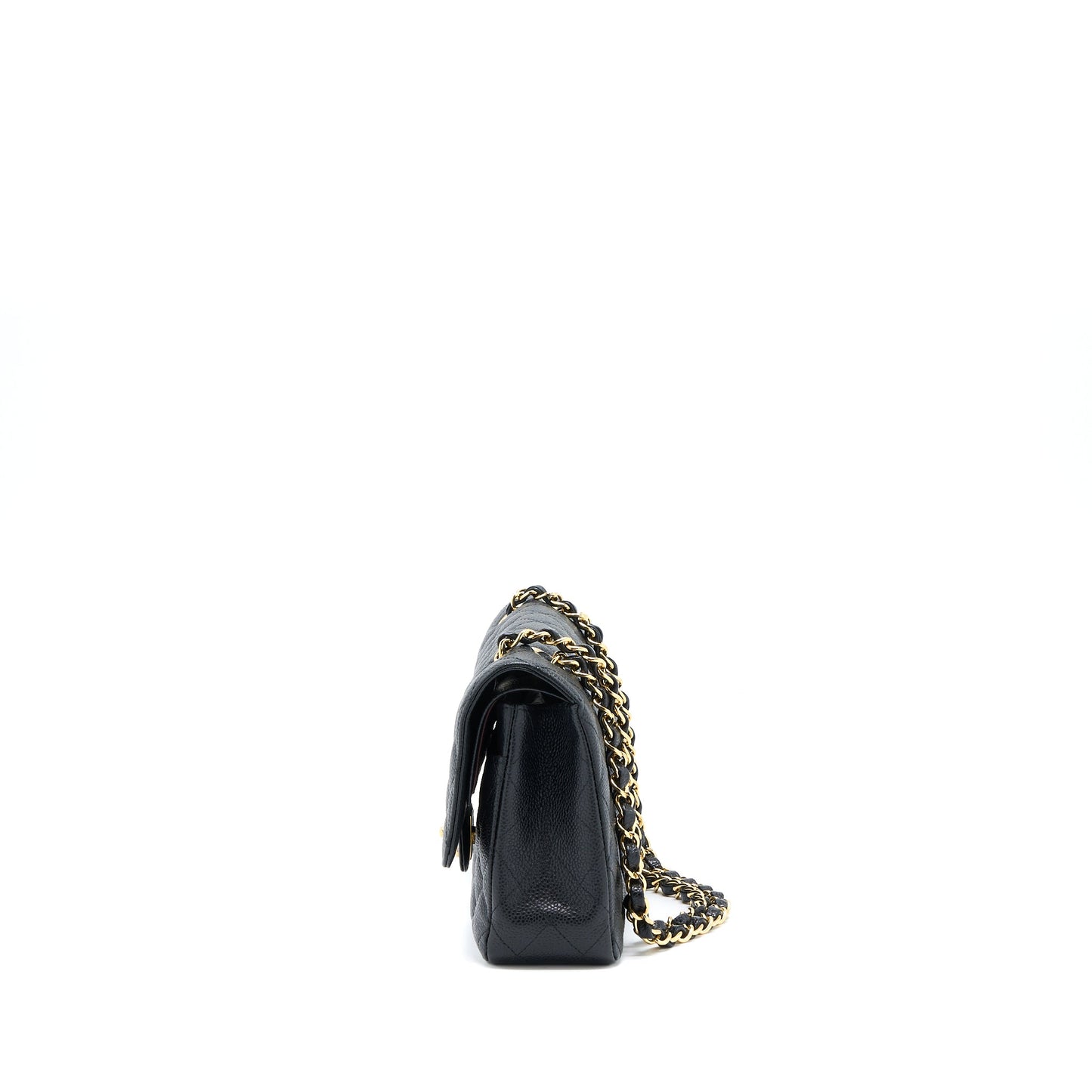 Chanel Medium Classic Double Flap Bag Caviar Black
