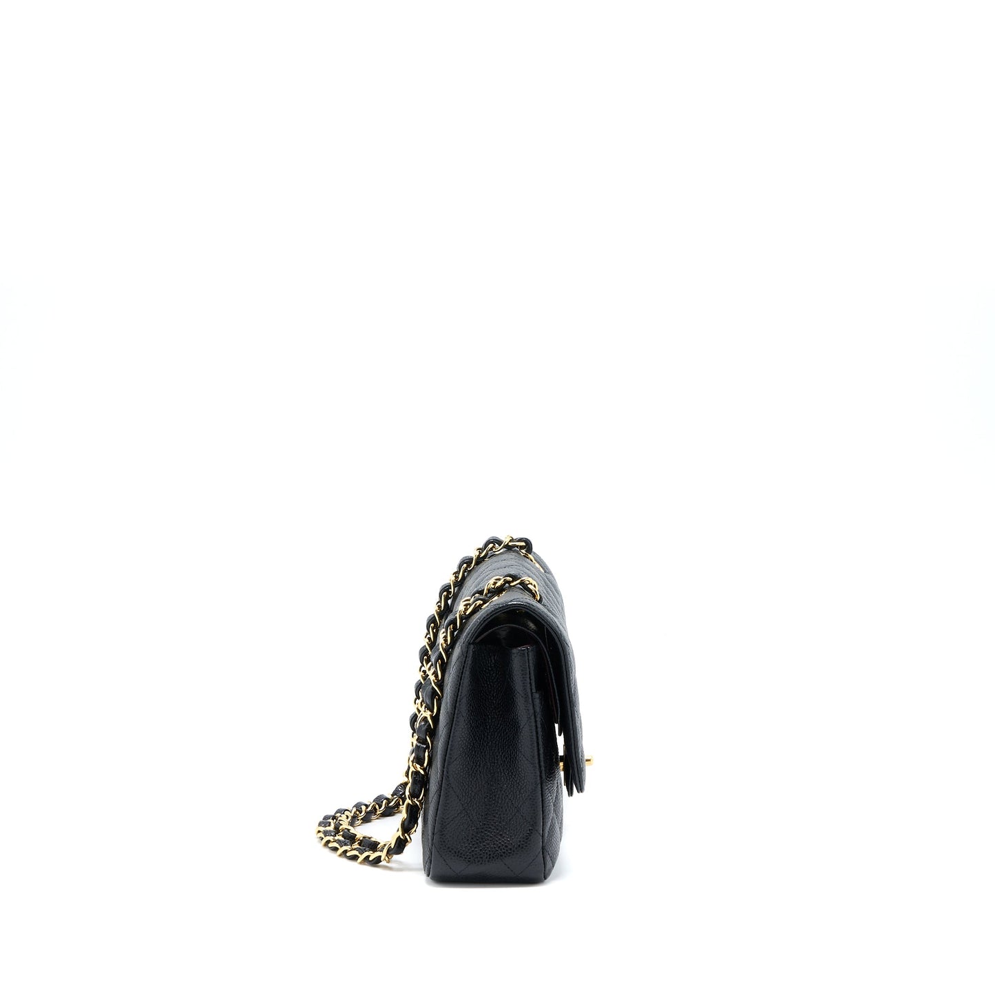 Chanel Medium Classic Double Flap Bag Caviar Black