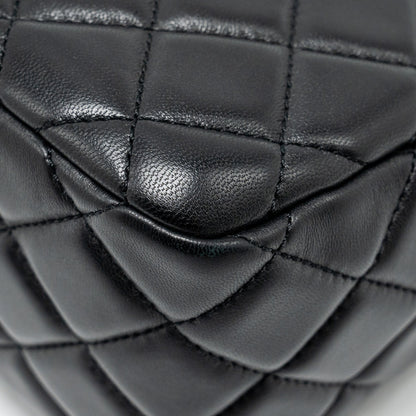 Chanel 22B Pearl Crush Hobo Bag Lambskin BLACK  (Microchip)