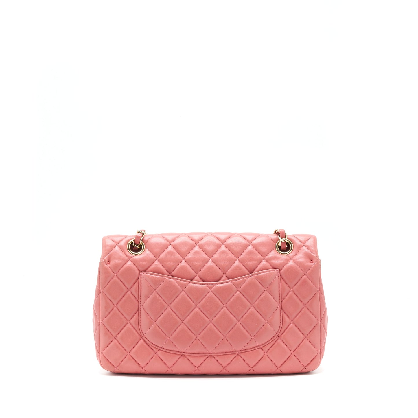Chanel Limited charm Flap bag Lambskin pink L