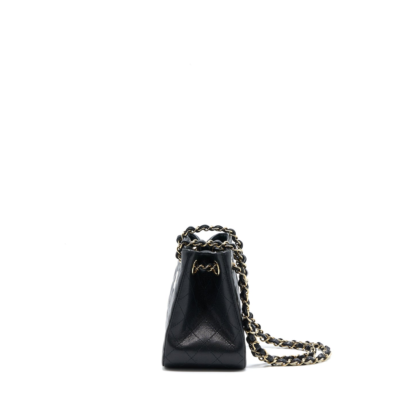Chanel Mini Bucket Tote Bag Caviar Black L (Microchip)