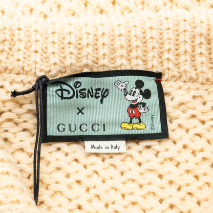 Gucci X Disney Size M Mickey Mouse Sweater Wool White/Mulitcolour