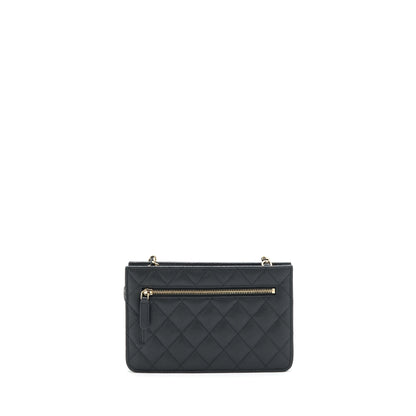 Chanel Mini Crossbody Bag Caviar Black