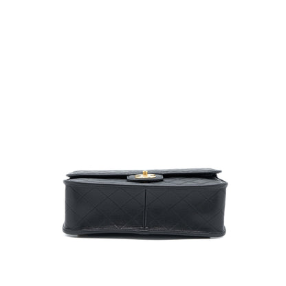 Chanel 22K Large Backpack Caviar Black Brushed  (Microchip)