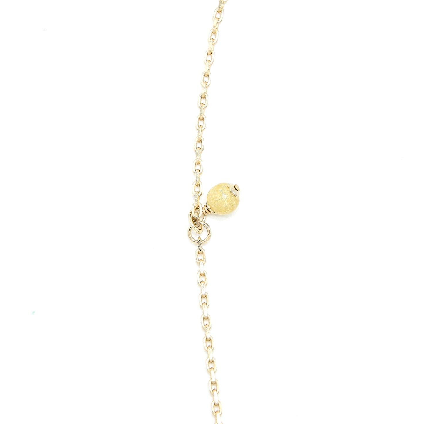 Chanel No.5/CC Logo/Star Necklace Light Gold Tone