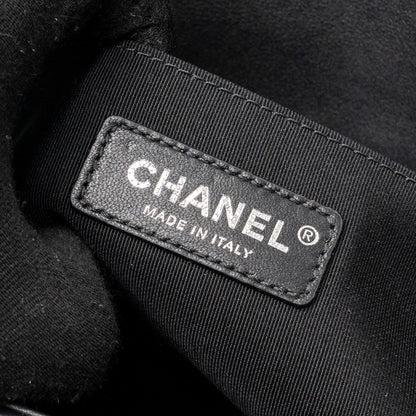 Chanel Medium Boy Bag lambskin black ruthenium hardware