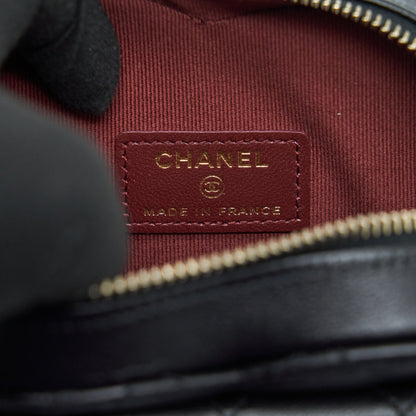 Chanel 22S Small Heart Bag Lambskin Black L