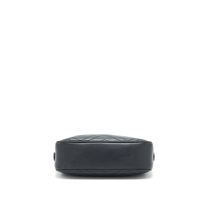 Gucci Marmont small matelasse shoulder bag black