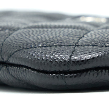 Chanel Mini Pouch Caviar Black