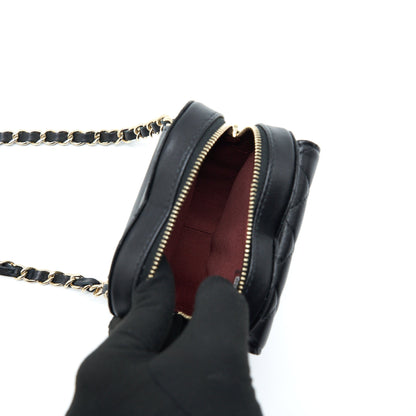Chanel 22S Heart Belt Bag Lambskin Black L