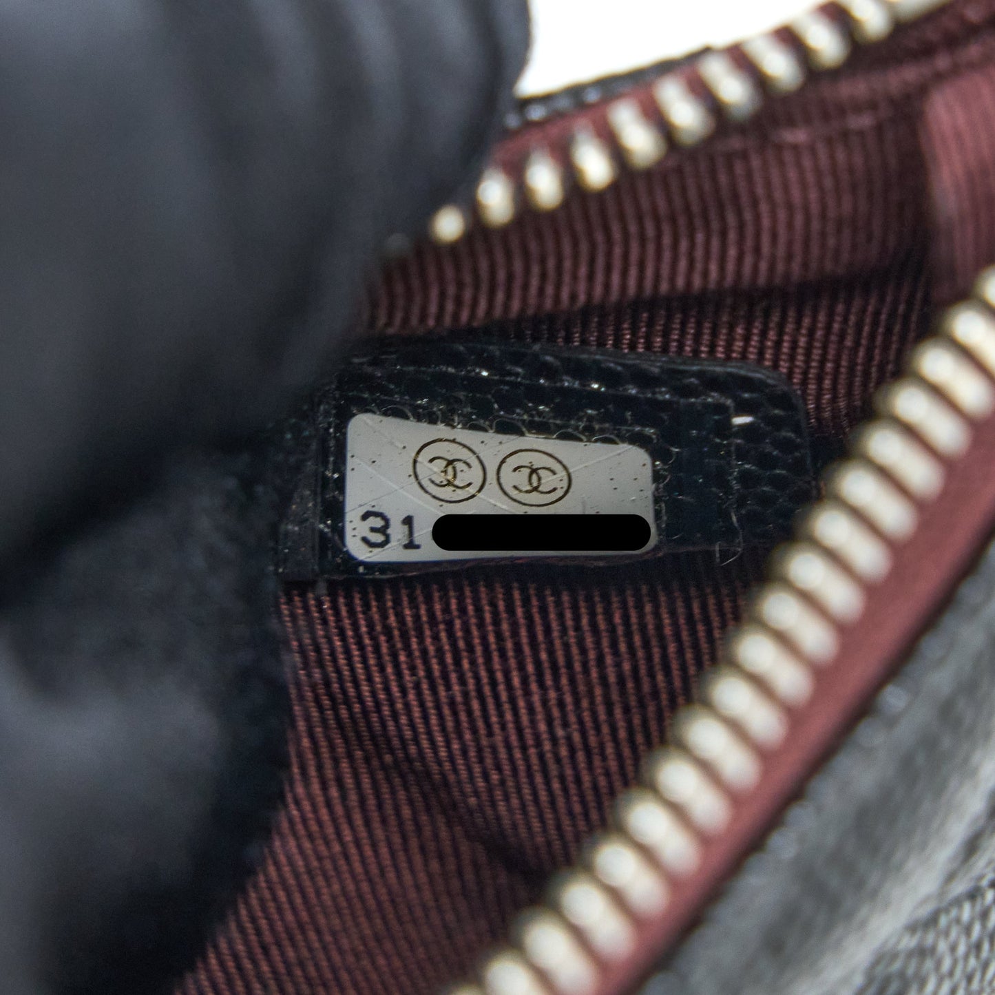 Chanel Mini Pouch Caviar Black