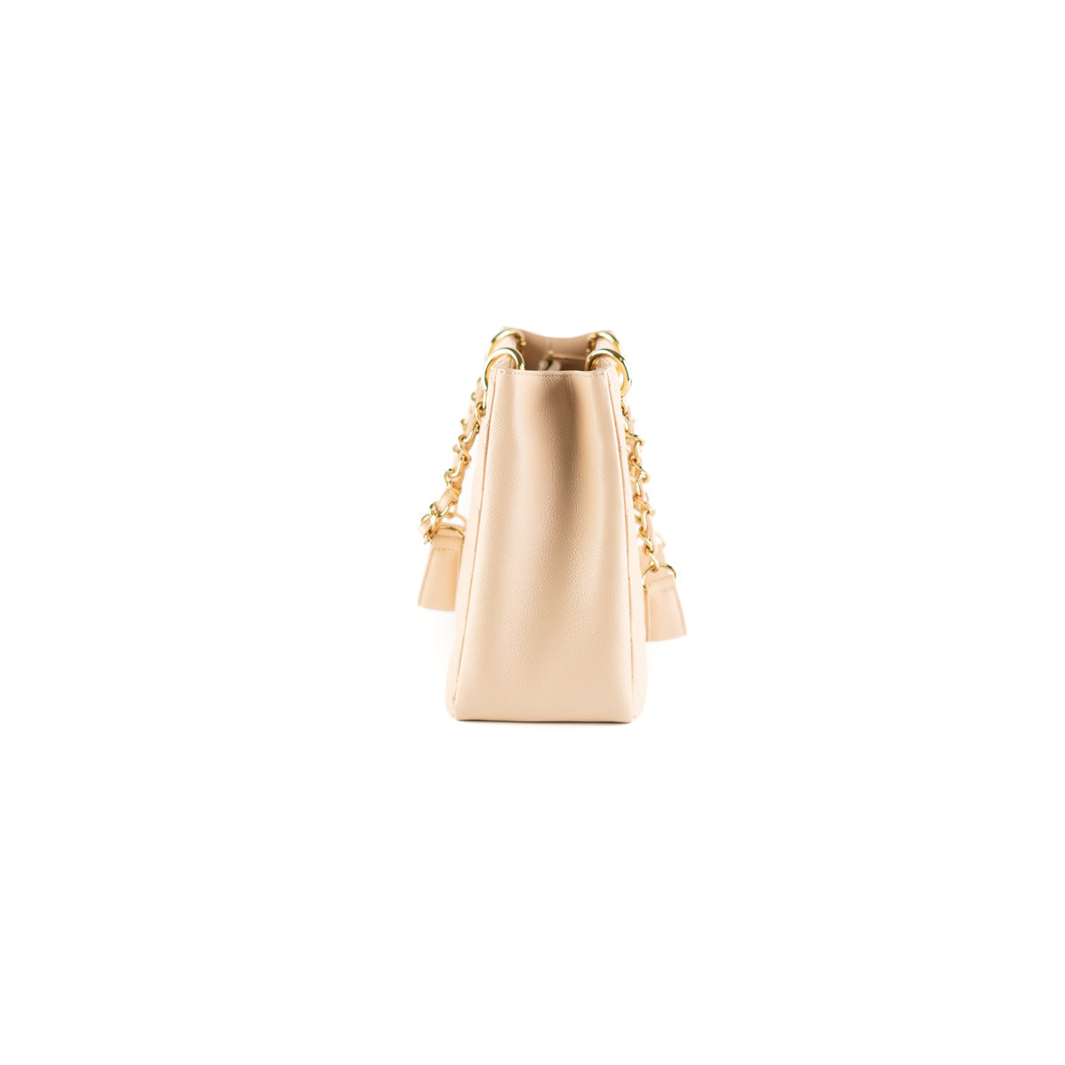 10/7 Deal Of The Day - Chanel Quilted Caviar Grand Shopping Tote GST Beige