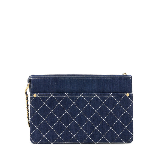 Chanel Danim Clutch With Pouch