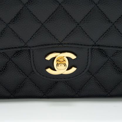 Chanel Medium Classic Flap bag Caviar Black