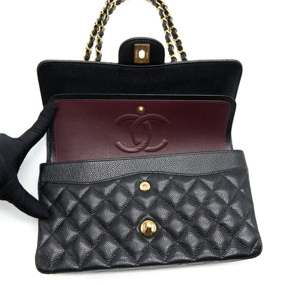 Chanel Medium Classic Flap bag Caviar Black