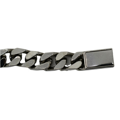 LOUIS VUITTON Monogram Chain Bracelet Silver