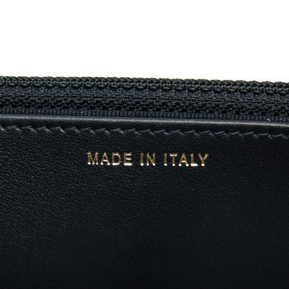 Chanel Letter Top Handle Wallet On Chain Caviar Black