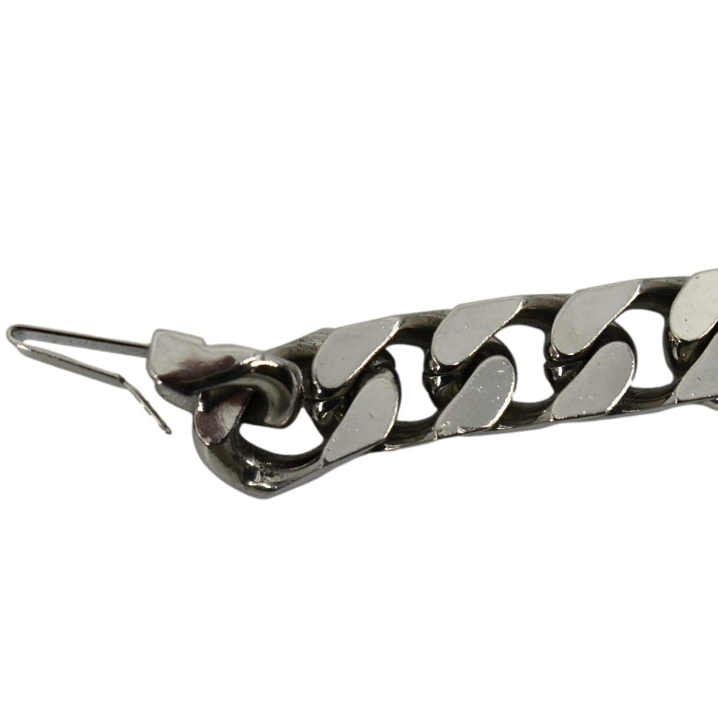 LOUIS VUITTON Monogram Chain Bracelet Silver