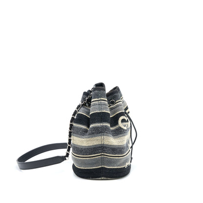 Chanel Rue Camborne Bucket Bag Fabric Multicolour
