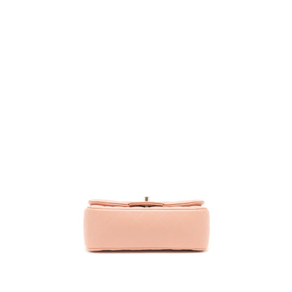 Chanel Mini rectangular Flap bag Lambskin pink