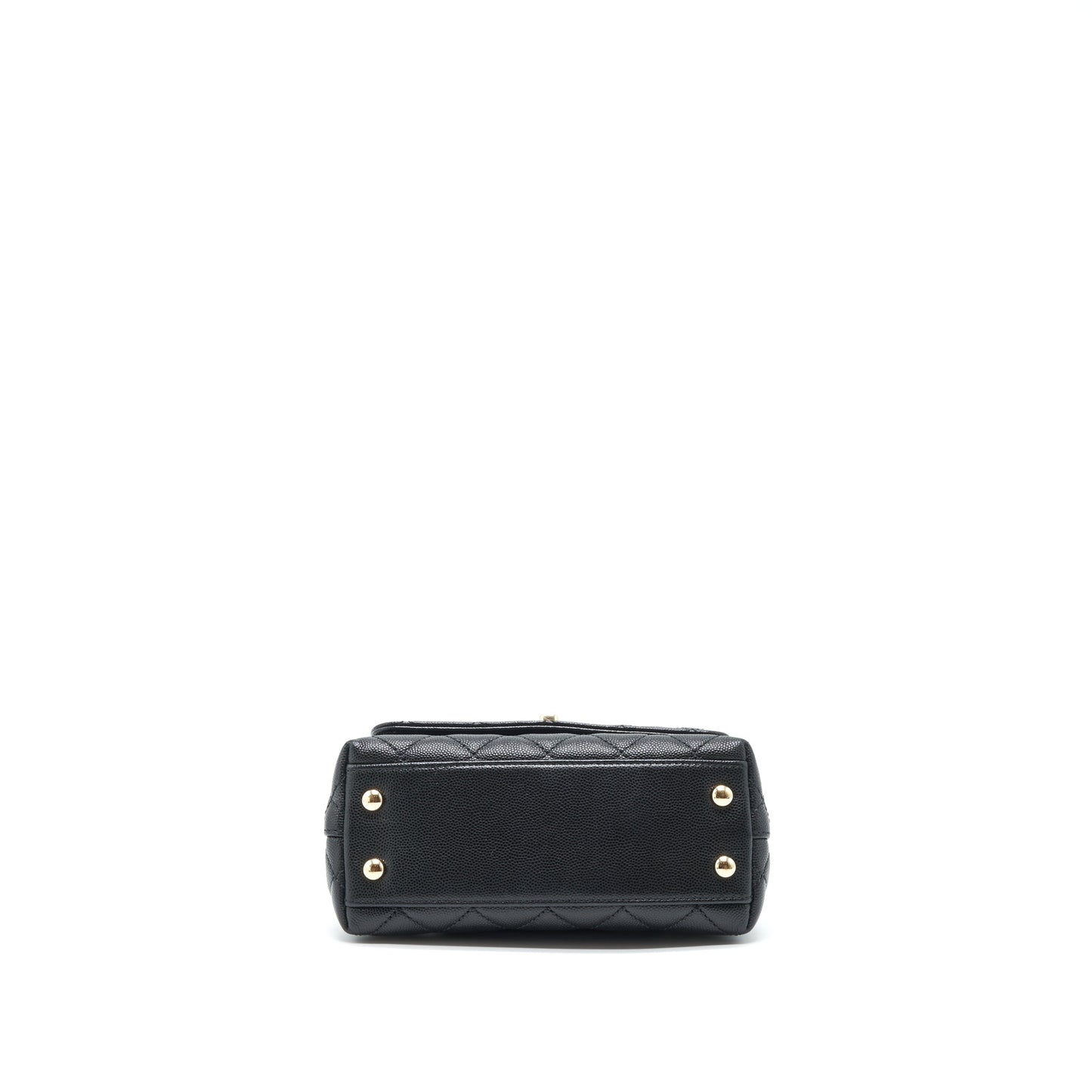Chanel Mini Coco Handle 20cm Caviar Black L