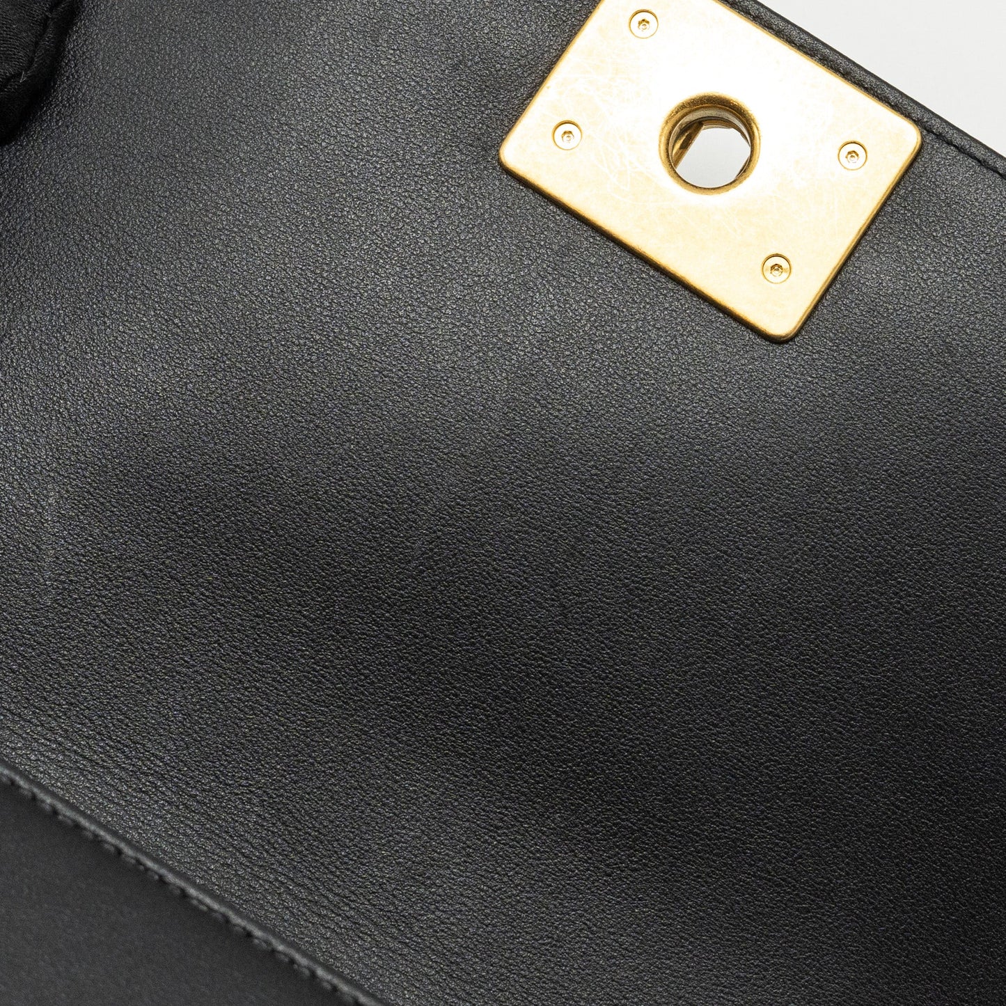 Chanel Small Boy Bag Calfskin Black  (microchip)