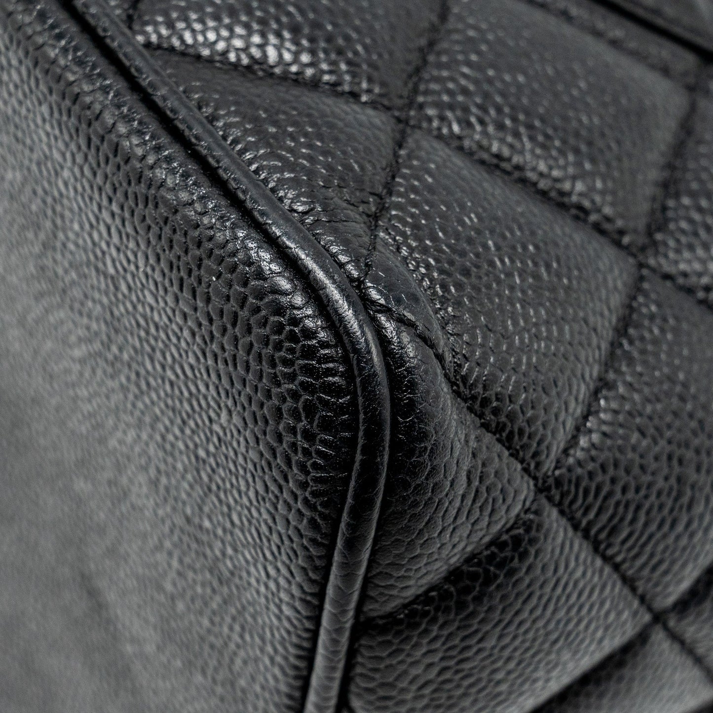 Chanel Medallion Tote Bag Caviar Black
