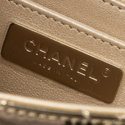 Chanel 24c Backpack With Star Patent Gold L (microchip)
