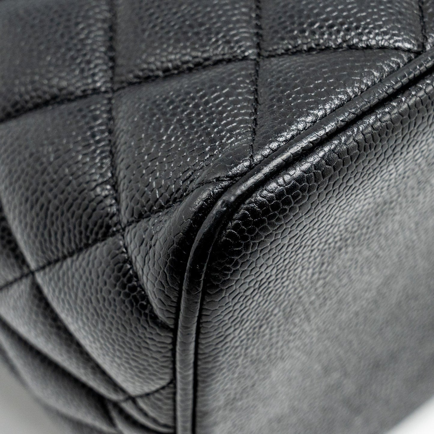 Chanel Medallion Tote Bag Caviar Black