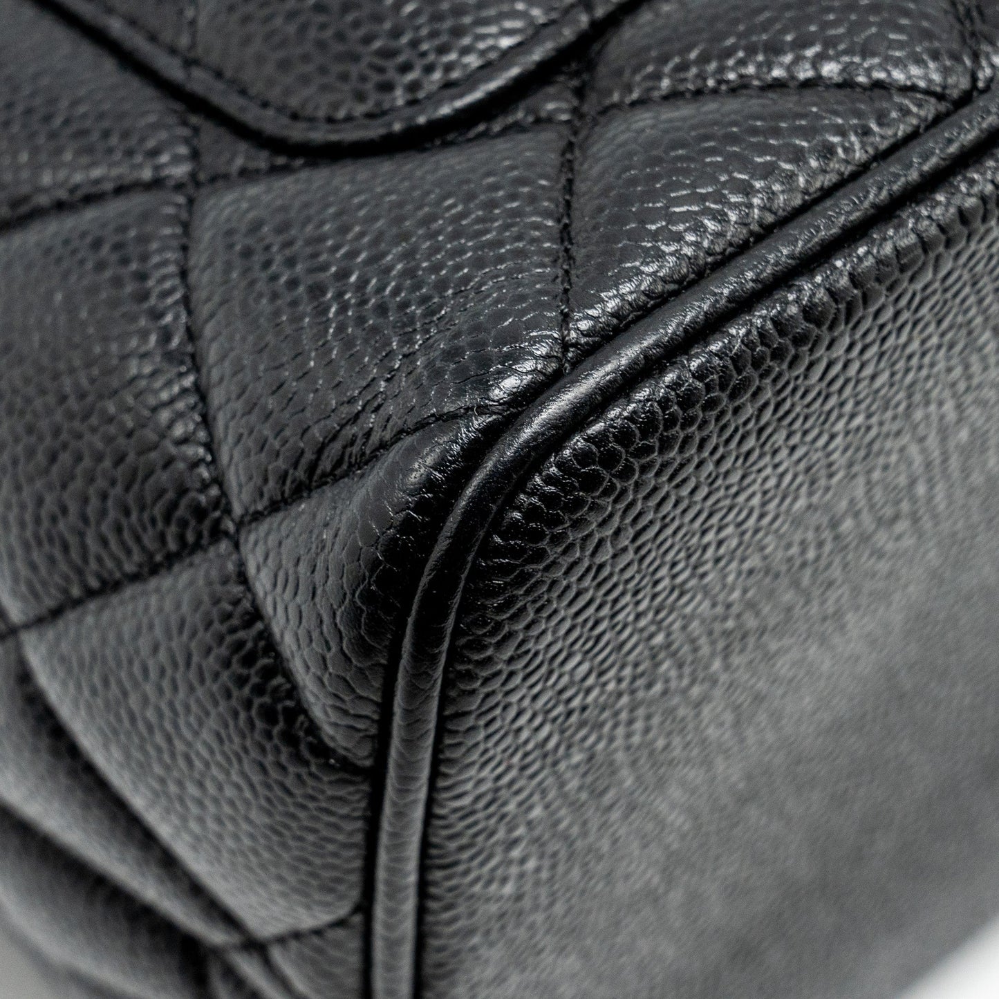 Chanel Medallion Tote Bag Caviar Black