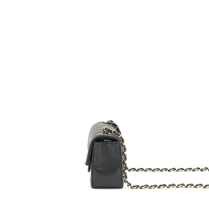 Chanel Mini rectangular flap Bag Lambskin Black L
